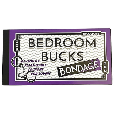 Bedroom Bucks Bondage Play Coupons By Ball & Chain - Party Gifts and Novelties