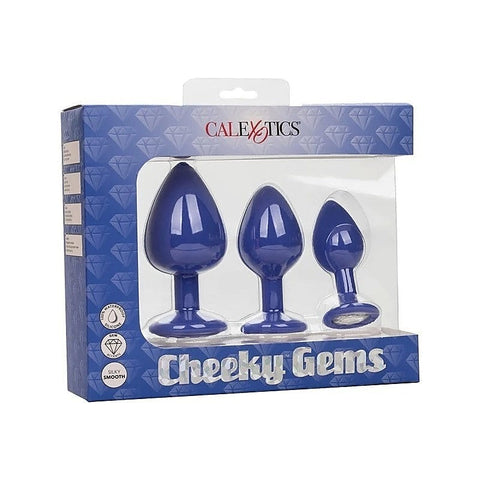 Cheeky Gems Anal Plug Set By California Exotics - Butt Plugs