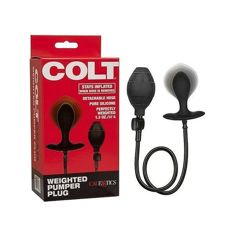 Colt Weighted Pumper Silicone Anal Plug