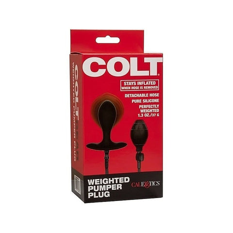 Colt Weighted Pumper Silicone Anal Plug