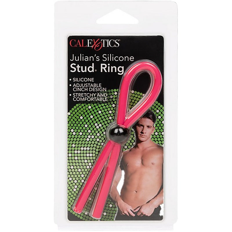 Julian'S Silicone Stud Adjustable Cock Ring - Stretchy Cock Rings
