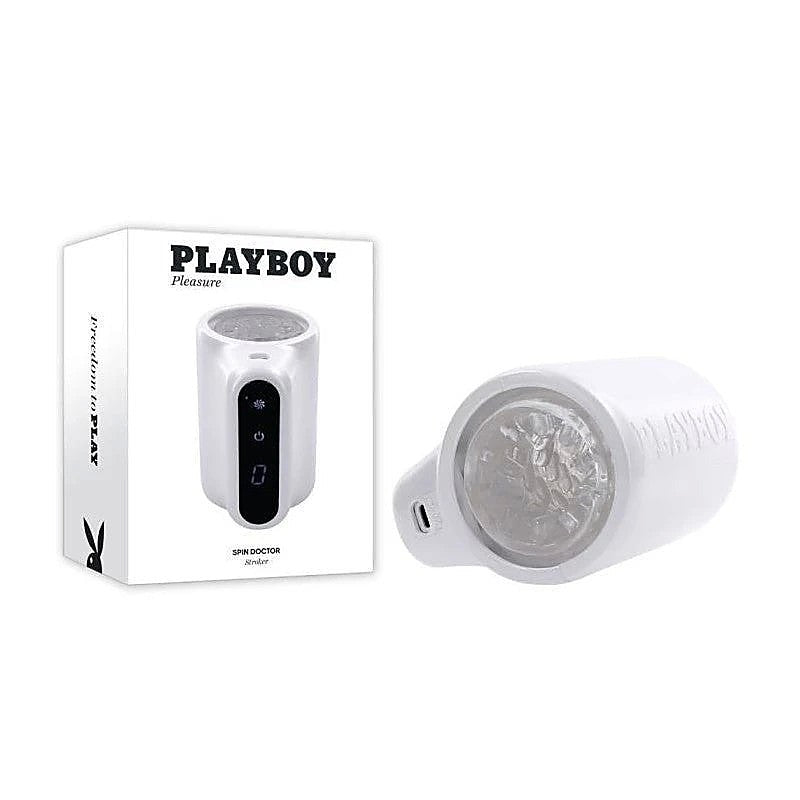 Playboy Pleasure Spin Doctor Vibrating Mens Masturbator - Masturbators and Strokers