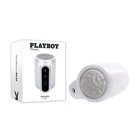 Playboy Pleasure Spin Doctor Vibrating Mens Masturbator - Masturbators and Strokers