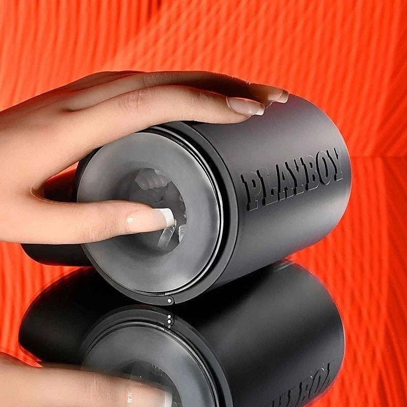 Playboy Pleasure Come Along Vibrating Male Stroker - Masturbators and Strokers