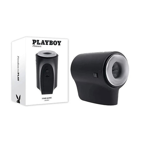 Playboy Pleasure Come Along Vibrating Male Stroker - Masturbators and Strokers
