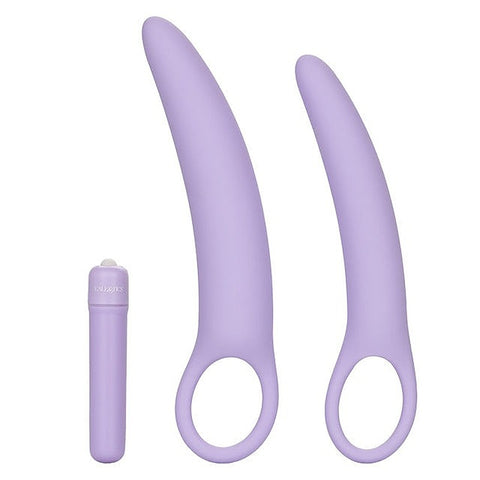 Isabelle Vibrating Silicone Dilator Set Of 2 - Clit Ticklers and Pulsators