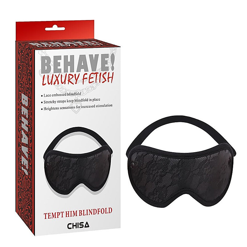 Behave Tempt Him Fetish Play Blindfold By Chisa - Masks And Blindfolds