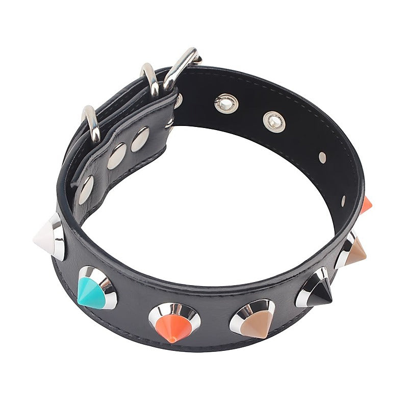 Behave Soft and Smooth Bondage Collar with Thorns - Cuffs And Restraints
