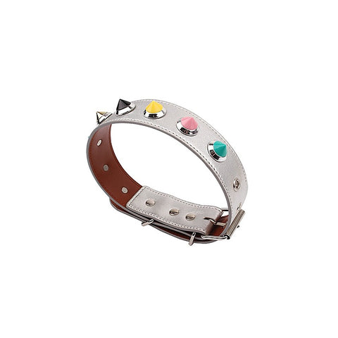 Behave Soft and Smooth Bondage Collar with Thorns - Cuffs And Restraints