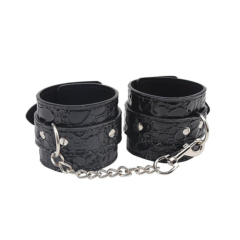 Behave Be Good Bondage Play Wrist Cuffs Black - Cuffs And Restraints