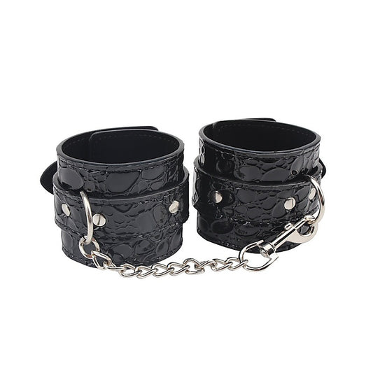 Behave Be Good Bondage Play Wrist Cuffs Black - Cuffs And Restraints