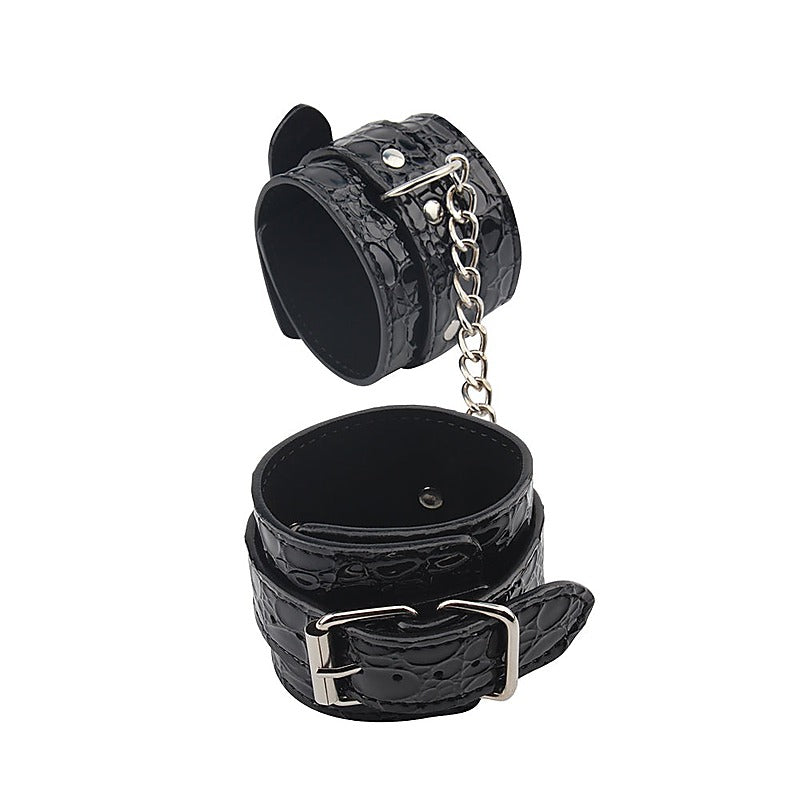 Behave Be Good Bondage Play Wrist Cuffs Black - Cuffs And Restraints