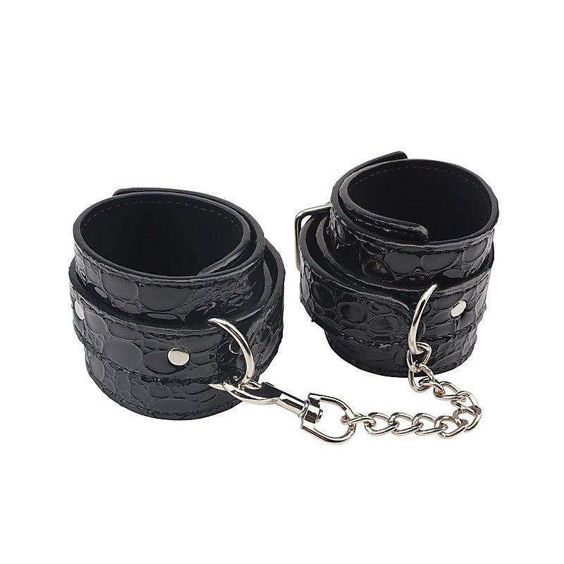 Behave Be Good BDSM Play Ankle Cuffs Black - Cuffs And Restraints