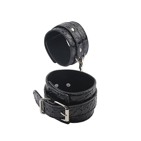 Behave Be Good BDSM Play Ankle Cuffs Black - Cuffs And Restraints