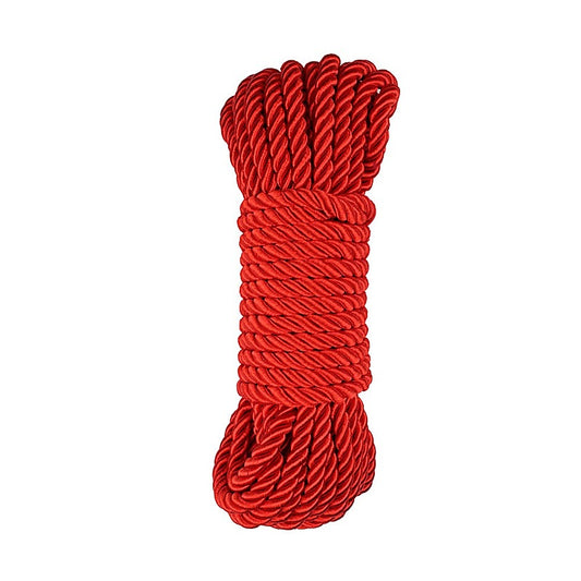 Behave Reatrain Me Bondage Rope Red - Cuffs And Restraints