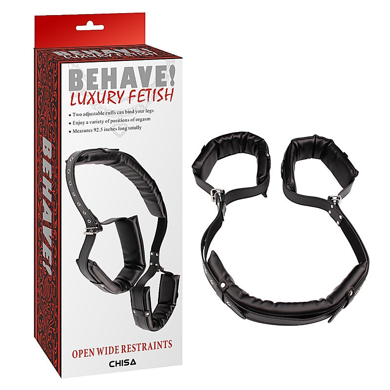 Behave Open Wide Bondage Restraints By Chisa - Cuffs And Restraints