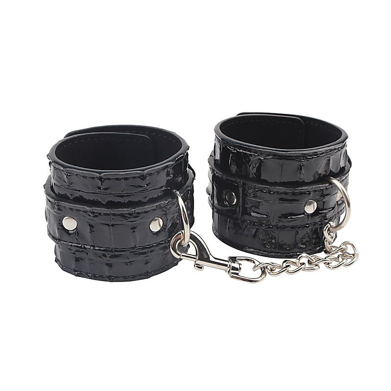 Behave Surrender Adjustable Wrist Restraints Black - Cuffs And Restraints