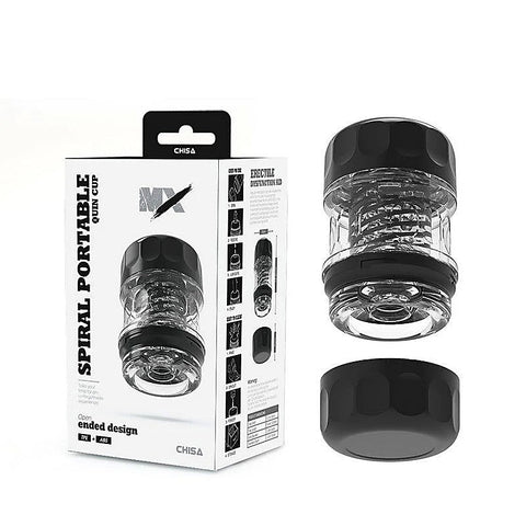 MX Spiral Portable Quin Cup Male Stroker