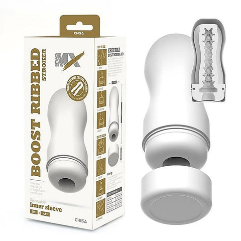 MX Boost Ribbed Super Soft Male Stroker