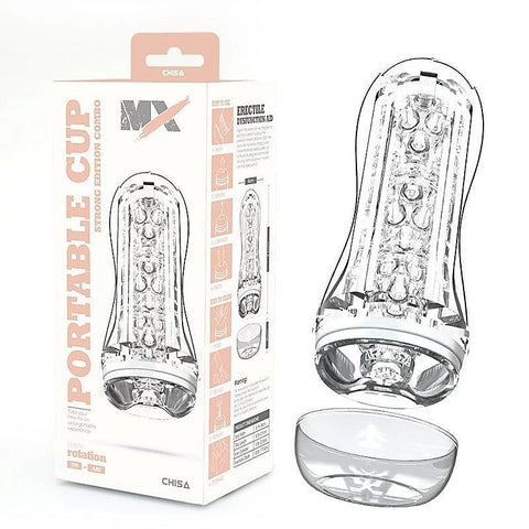 MX Portable Cup Strong Edition Mens Masturbator Combo