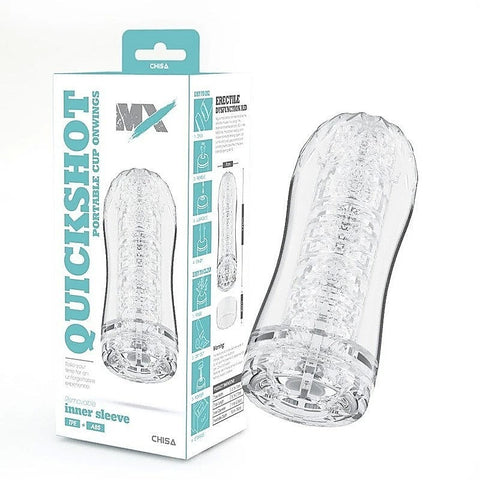 MX Quickshot Portable Cup Onwings Male Masturbator Device