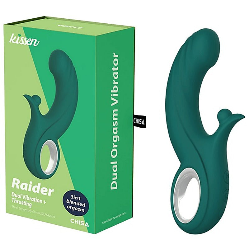 Kissen Raider G Spot Rabbit Vibrator Green - Rabbit Vibrators