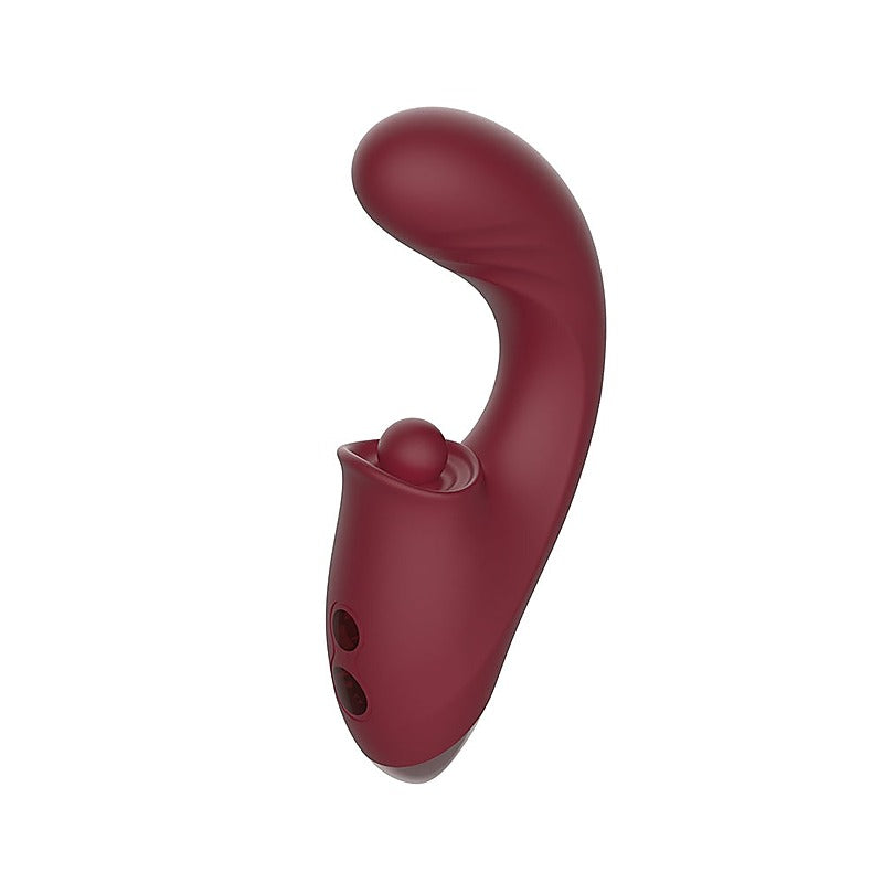 Kissen Tide Triple Orgasm Rabbit Vibrator Merlot - Rabbit Vibrators