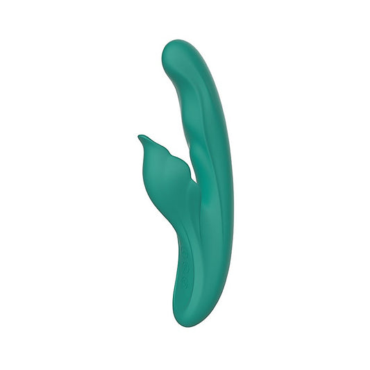 Kissen Kymo Triple Orgasm Rabbit Vibrator Green - Rabbit Vibrators