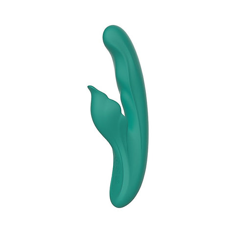 Kissen Kymo Triple Orgasm Rabbit Vibrator Green - Rabbit Vibrators