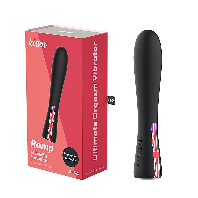 Kissen Romp 10 Function G Spot Vibrator Black - G-Spot Vibrators