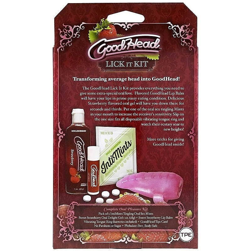 Goodhead Complete Oral Pleasure Kit By Doc Johnson - Sex Kits