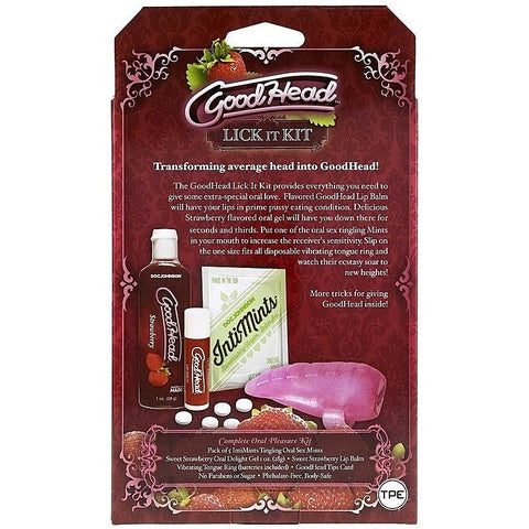Goodhead Complete Oral Pleasure Kit By Doc Johnson - Sex Kits