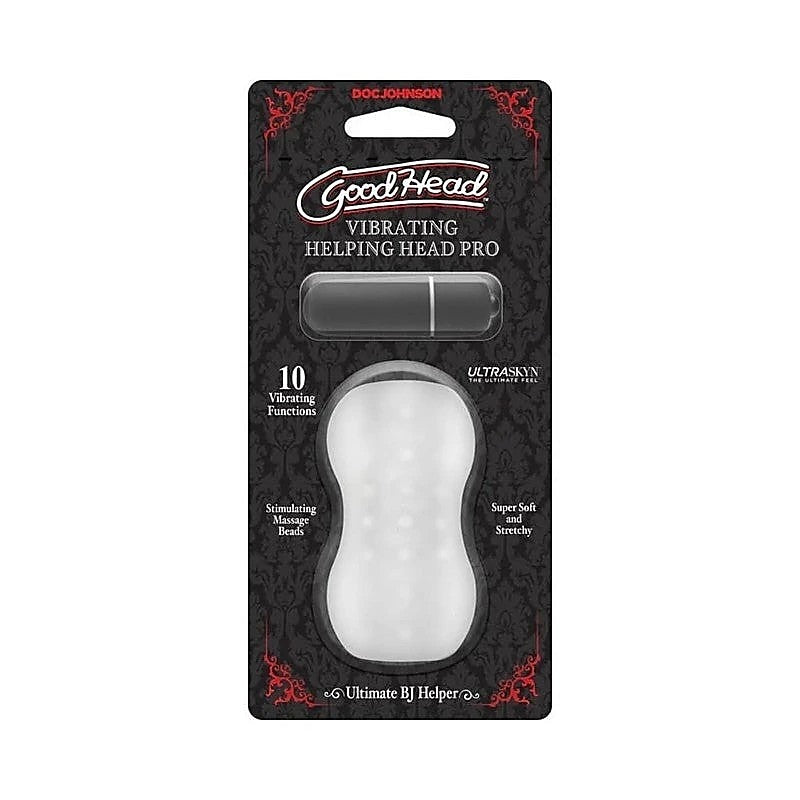 Goodhead Vibrating Helping Head Pro By Doc Johnson - Masturbators and Strokers
