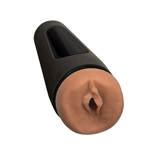Main Squeeze The Original Pussy Variable Pleasure Ultraskyn Stroker Caramel - Masturbators and Strokers