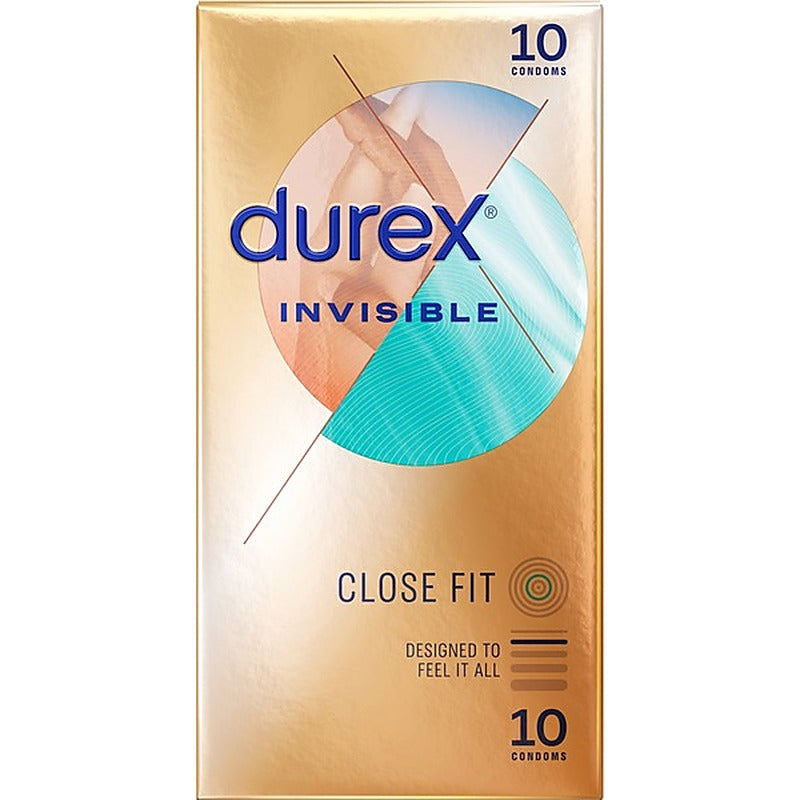Invisible Close Fit Thin Condoms By Durex - Condoms