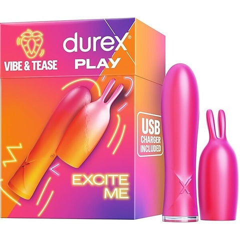 Play Vibe & Tease 2 In 1 G Spot Vibrator By Durex - G-Spot Vibrators