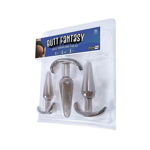 Excellent Power Butt Fantasy Triple Tapered Butt Plug Set - Butt Plugs
