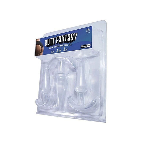 Excellent Power Butt Fantasy Triple Tapered Butt Plug Set - Butt Plugs