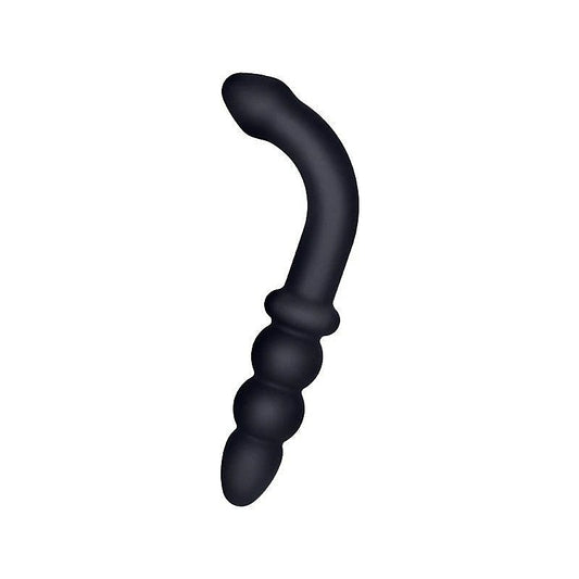 Excellent Power Deep Comber Anal Plug With Hook Black - Butt Plugs