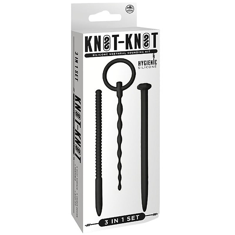 Knot Knot Nail Silicone Urethral Sounding Kit - Urethral Sounds