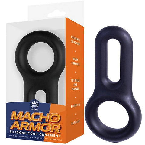 Macho Armor Flexible And Pliable Silicone Cock And Ball - Ball and Cock Toys