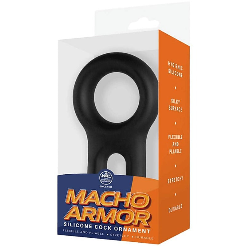 Macho Armor Flexible And Pliable Silicone Cock And Ball - Ball and Cock Toys