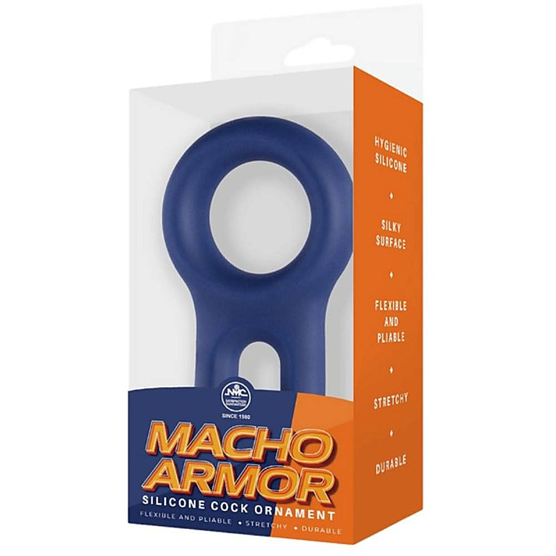 Macho Armor Flexible And Pliable Silicone Cock And Ball - Ball and Cock Toys