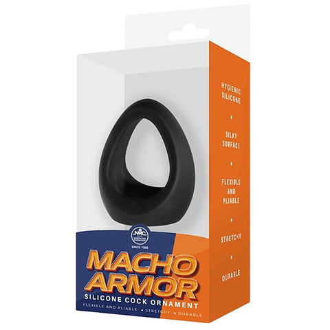 Macho Armor Silicone Cock And Ball Ornament - Ball and Cock Toys