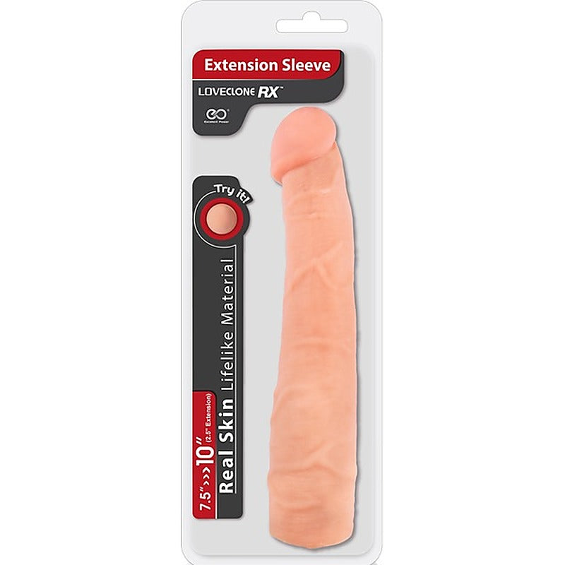 Loveclone Rx Penis Extension Sleeve 10 Inch - Penis Sleeves and Extenders