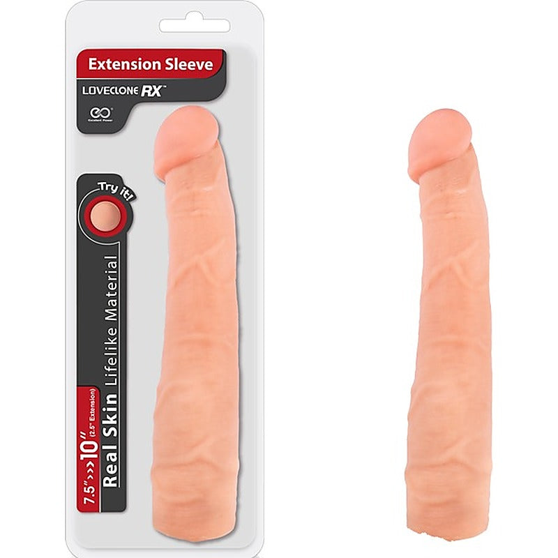 Loveclone Rx Penis Extension Sleeve 10 Inch - Penis Sleeves and Extenders