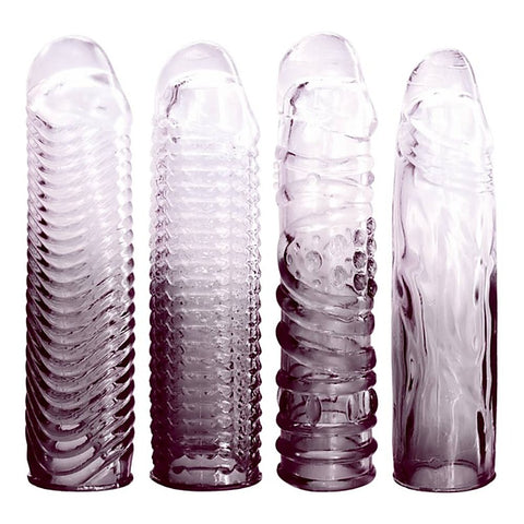Massive 4 in 1 Soft Male Penis Extension Sleeve