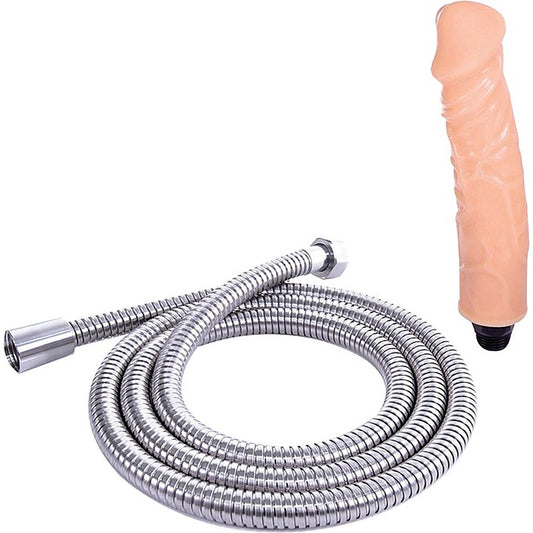 Hydro Series Big Splash Enema System 7 Inch Flesh - Enemas and Douches