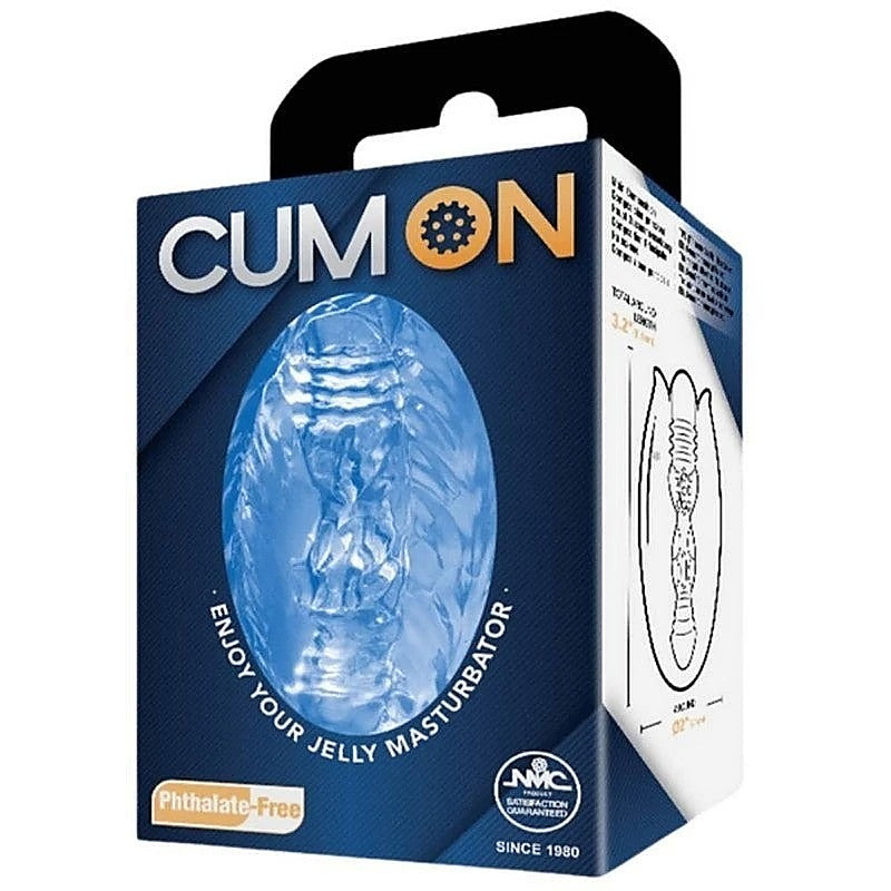 Cum On 3.2 Inches Pocket Jelly Realistic Masturbator - Masturbators and Strokers