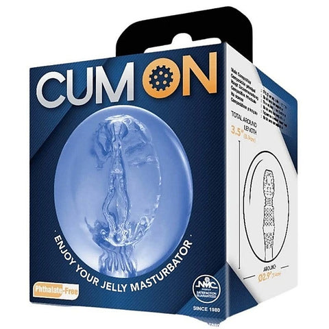 Cum On 3.5 Inches Soft Material Pocket Jelly Men'S Stroker - Masturbators and Strokers